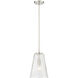 Saben 1 Light 9.1 inch Polished Nickel Indoor Pendant Ceiling Light